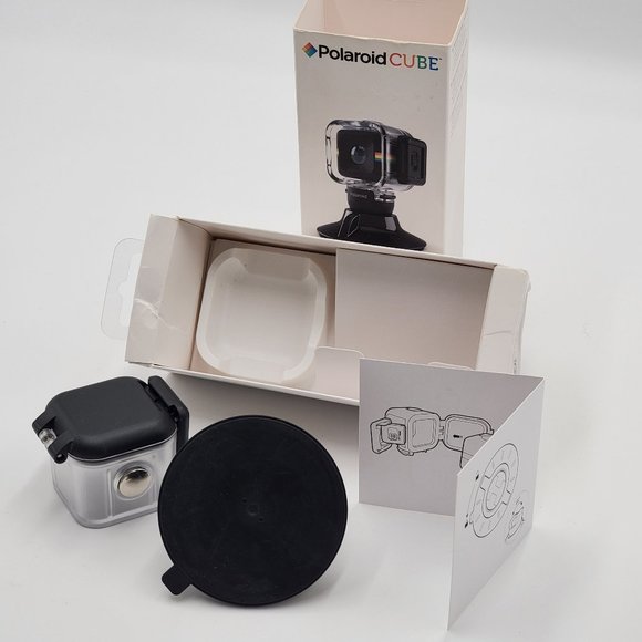 Polaroid CUBE Waterproof Case & Suction Mount - NIB - Picture 9 of 13